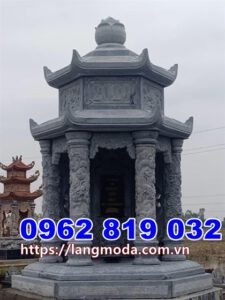 Tháp mộ đẹp bằng đá để tro cốt tại Bình Thuận