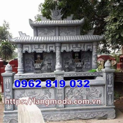 Mẫu mộ đôi đá tại Đồng Tháp