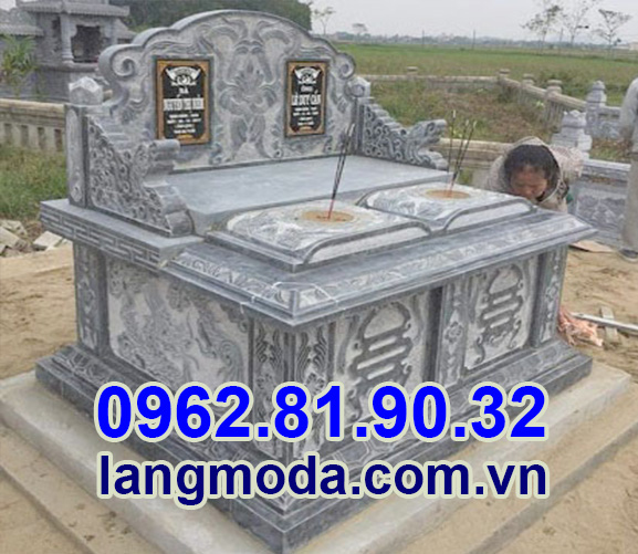 Mẫu mộ đôi không mái tại Đồng Nai