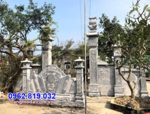 Cổng tam quan đình chùa bằng đá đẹp giá tốt tại Phú Yên
