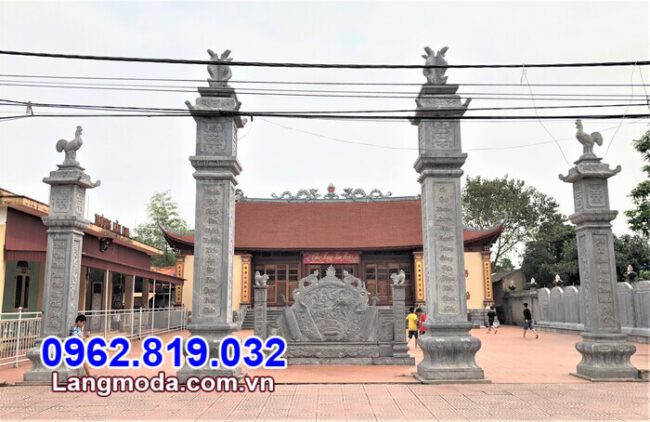 Mẫu cổng chùa đẹp bán tại Hậu Giang