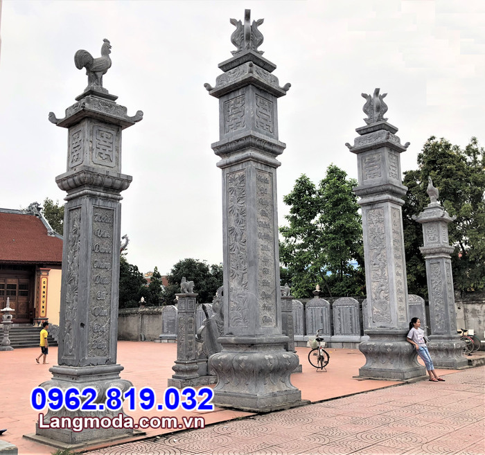 Mẫu cổng đá đẹp được làm bằng đá tự nhên cao cấp tại Hậu Giang