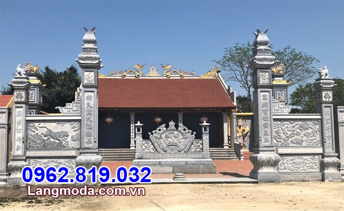 mẫu cổng tam quan chùa bán tại Hậu Giang