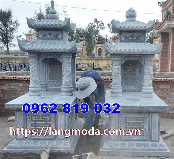 mộ đôi bằng đá tại Tây Ninh