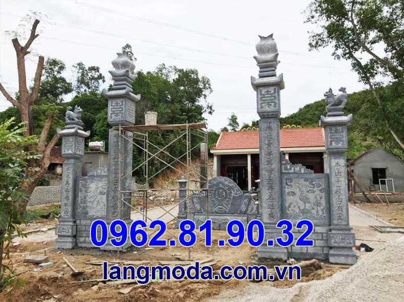 Xây mẫu cổng đá đẹp tại Đồng Nai