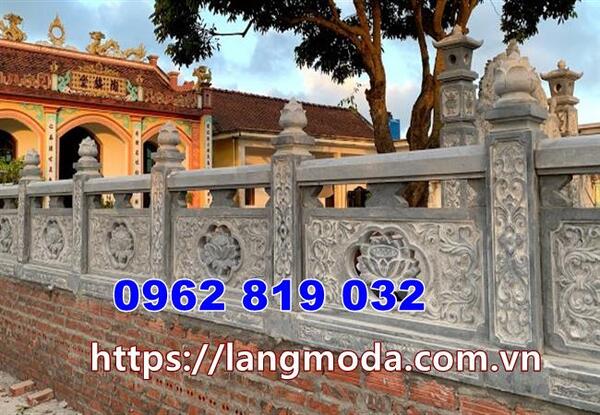 Báo giá lan can đá, tường rào, hàng rào bằng đá tự nhiên