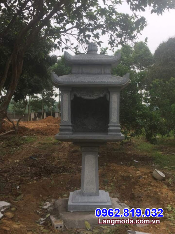 Cấu tạo của cây hương ngoài trời bằng đá