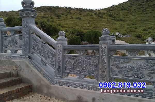 Mẫu lan can đá - Hàng rào đá - Hành lang bằng đá tự nhiên đẹp giá rẻ