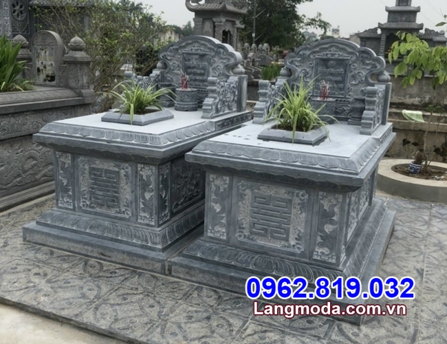Mẫu mộ đôi đẹp