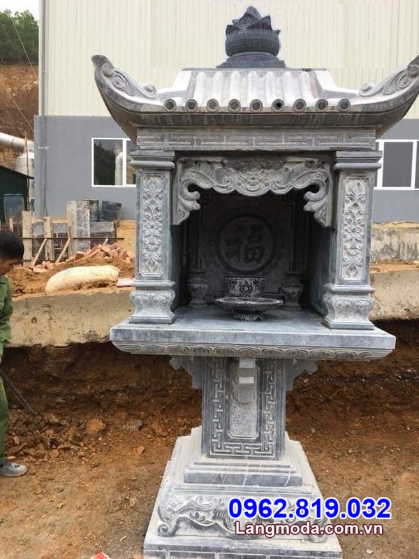 cây hương ngoài trời bằng đá xanh đẹp