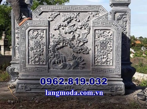 Mẫu bình phong đá trước mộ , Cuốn thư đá lăng mộ