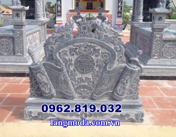 mẫu cuốn thư đá xanh đen đẹp kích thước nhỏ