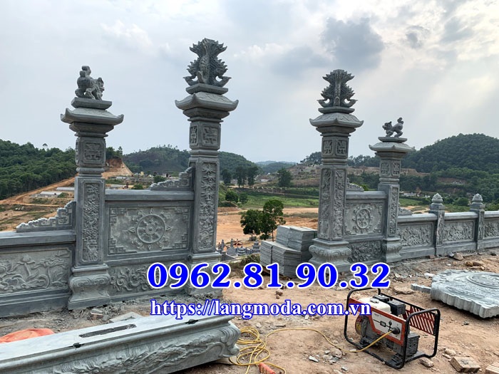 Mẫu cổng lăng mộ đá xanh đẹp tại Yên Bái, Cổng đá tại Yên Bái 
