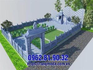 Bản thiết kế lăng mộ đá 3D tại Ninh Bình