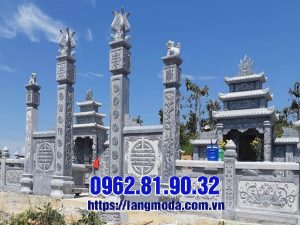 Mẫu lăng mộ đá đẹp được lắp ráp tại Ninh Bình