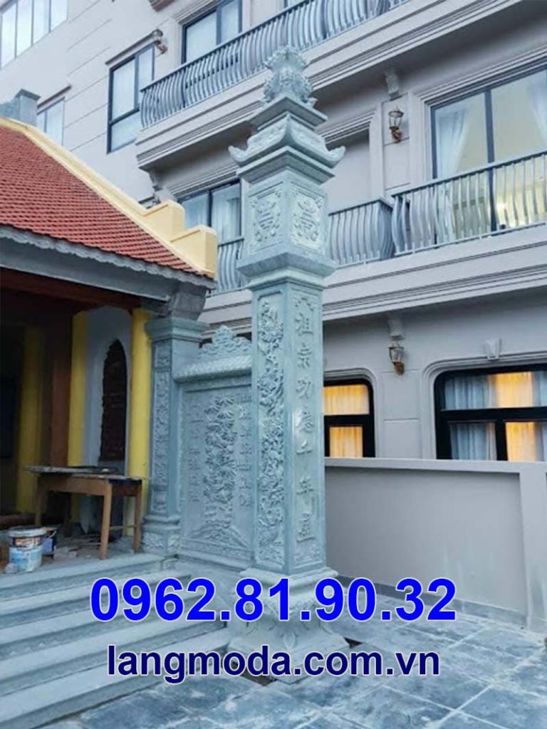 Mẫu cột đồng trụ đá đẹp Bảo Châu