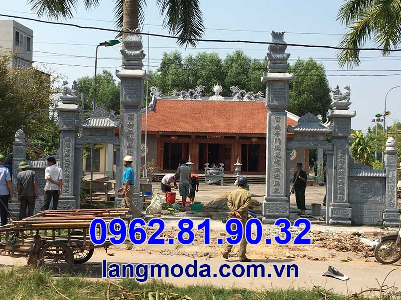 Lắp đặt cổng đá cổng nhà thờ tại Bắc Ninh