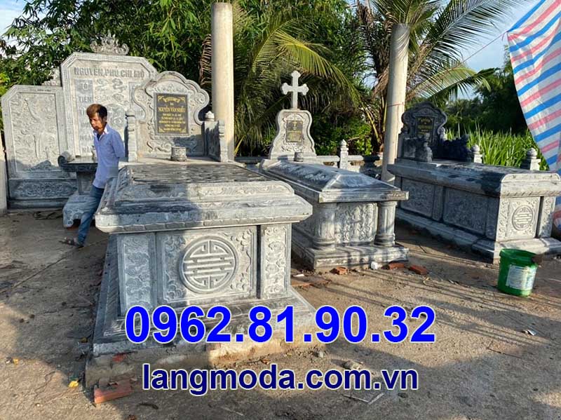 Thi công khu lăng mộ tại An Giang