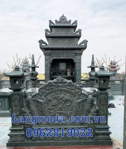 Lăng mộ đá xanh rêu tại Hưng Yên