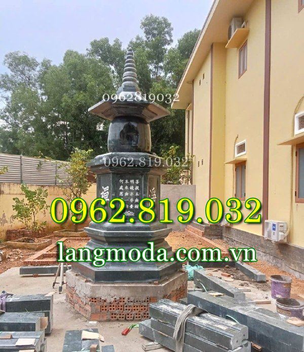 Mẫu tháp lục giác đơn giản để tro cốt