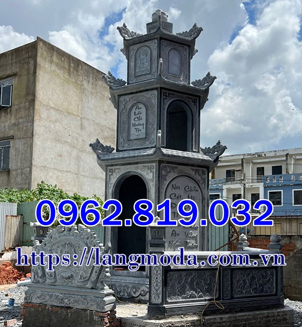 Tháp mộ lục giác để hũ tro cốt tại Đồng Nai, Đồng Tháp