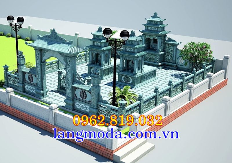 Mẫu thiết kế nhà mồ đá lăng mộ tại Tiền Giang