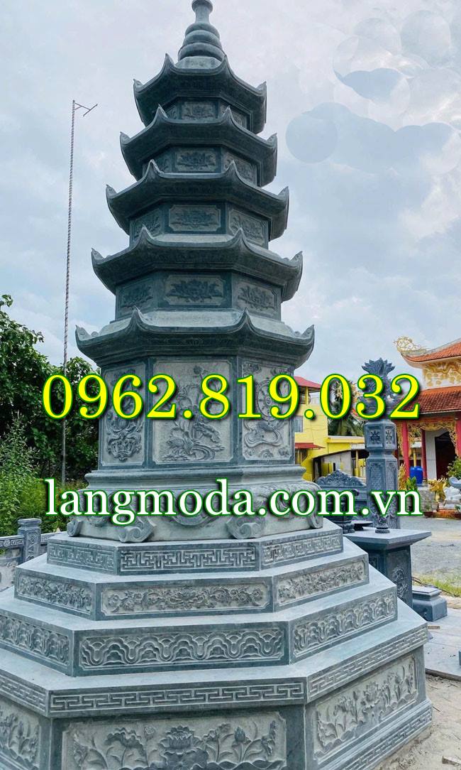 Mẫu mộ tháp phật giáo tại huê