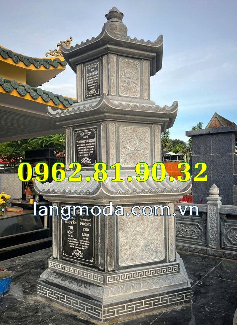 Mẫu tháp để nhiều hũ tro cốt tại Huế