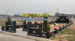 Mẫu khuôn viên lăng mộ gia đình đẹp