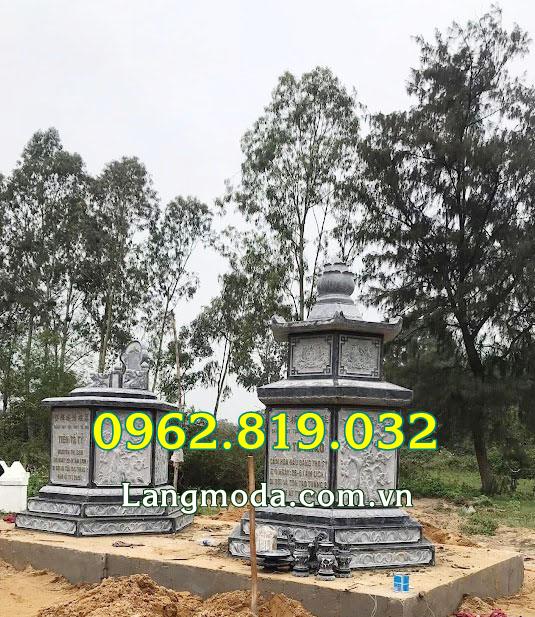 Mẫu tháp đá thờ tro cốt đẹp 