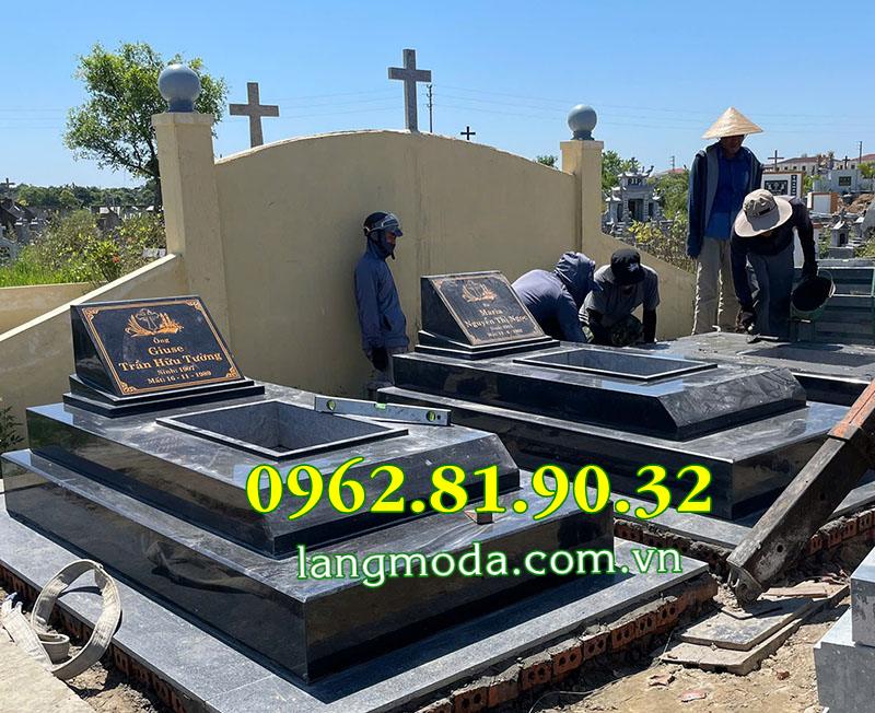 Mộ đẹp đơn giản sản xuất 2025 - Mẫu mộ đơn giản 2025 - Mộ đá đơn giản