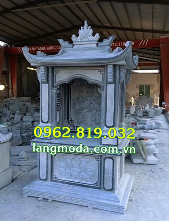 Xây miếu thờ tro cốt bằng đá tự nhiên , miếu thờ tro cốt bằng đá tại Vĩnh Long Long An