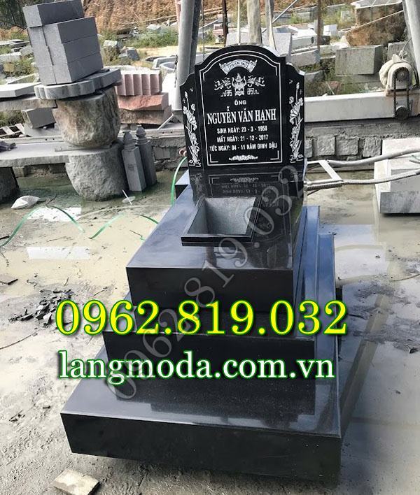 Mẫu mộ đơn thiết kế hiện đại