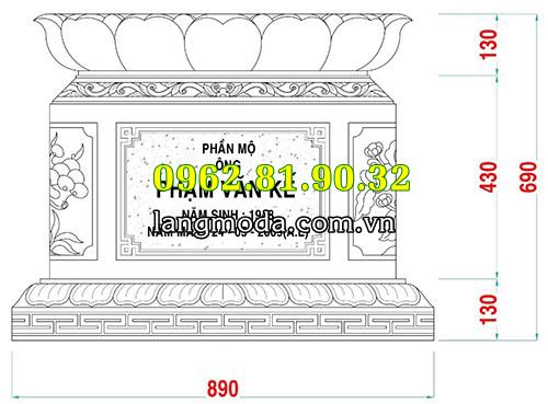 Kích thước xây mộ tròn chuẩn phong thủy