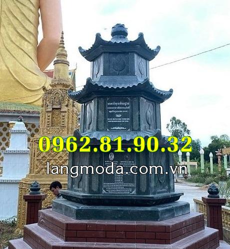 BD61 Mẫu tháp mộ đá để tro cốt đẹp tại Bình Dương - Mẫu tháp thờ cốt tại Bình Dương