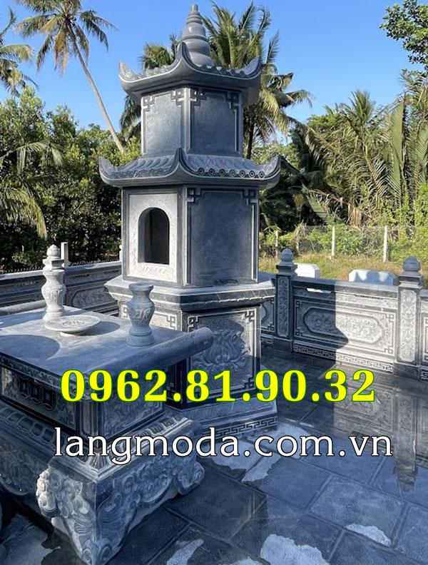 BD61 Mộ tháp đá đơn giản bán tại Bình Dương - Mộ tháp đá Bình Dương