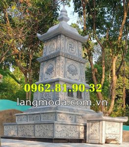 Xây tháp thờ cốt tại Bến Tre - Mẫu tháp cốt bằng đá bán tại Bến Tre