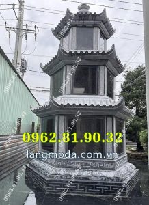 TG63 tháp mộ đá tại Tiền Giang nơi lưu giữ tro cốt trang nghiêm - Tháp mộ đá để tro cốt tại Tiền Giang - Mẫu tháp mộ đá đẹp bán tại Tiền Giang