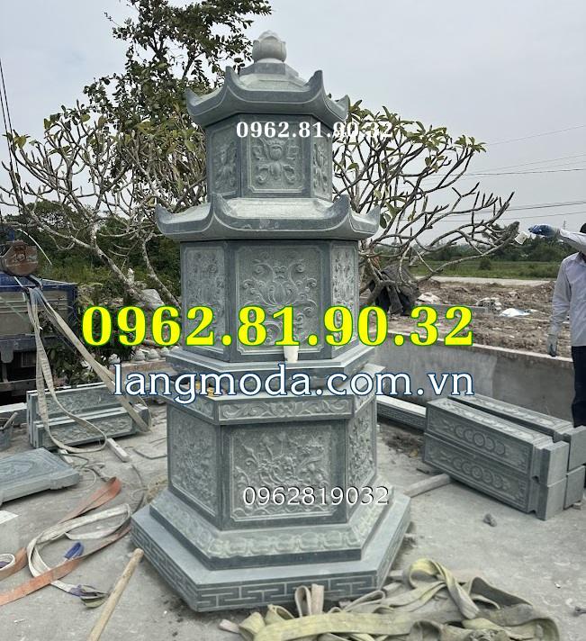 [Top25]Mẫu bảo tháp mộ lục giác đa tầng đựng nhiều hũ tro cốt - Bảo tháp mộ để tro cốt 