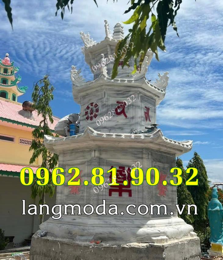 VL64-bảo tháp đựng tro cốt bán tại Vĩnh Long - Mộ tháp phật giáo bán tại Vĩnh Long - Tháp mộ phật giáo tại Vĩnh Long