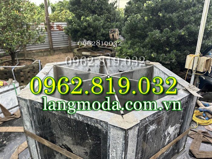 Hướng dẫn cách bố trí khoang đặt cốt trong bảo tháp thờ nhiều hũ côt