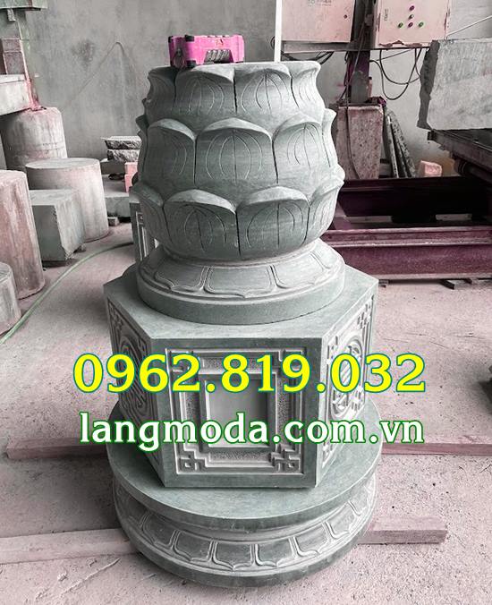 Mẫu bảo tháp đẹp hình hoa sen bán tại Bình Định - Bảo tháp đá tại Bình Định