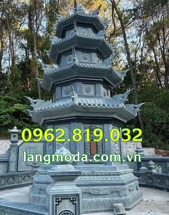 Tháp mộ tại Bình Định - Mẫu tháp mộ đá đẹp thờ tro cốt bán tại Bình Định
