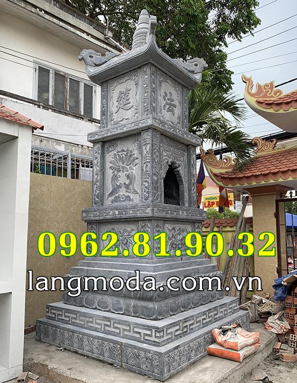 [BL94]Bảo tháp để tro cốt tại Bạc Liêu hình vuông - Mộ bảo tháp thờ cốt tại Bạc Liêu