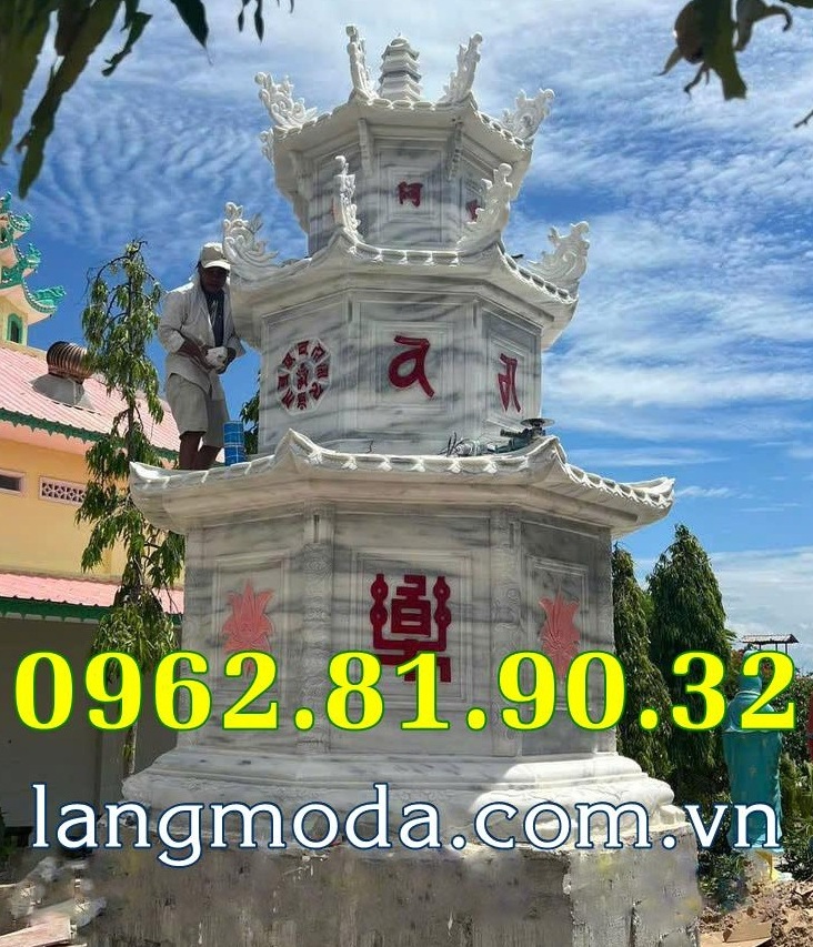 [PY78]Mẫu mộ bảo tháp để tro cốt bán tại Phú Yên - Bảo tháp đá tại Phú Yên 