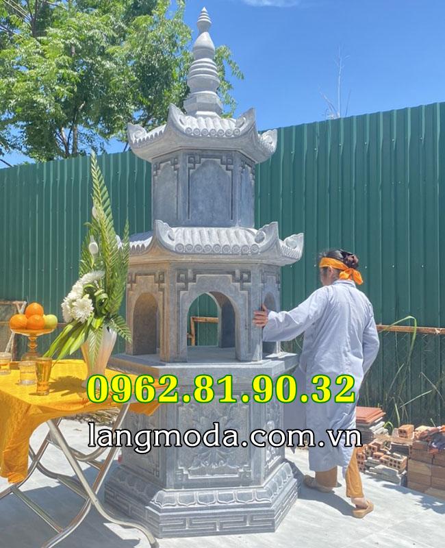 [QN76] Mộ tháp đá bán tại Quảng Ngãi - Địa chỉ bán mộ tháp đá thờ tro cốt tại Quảng Ngãi