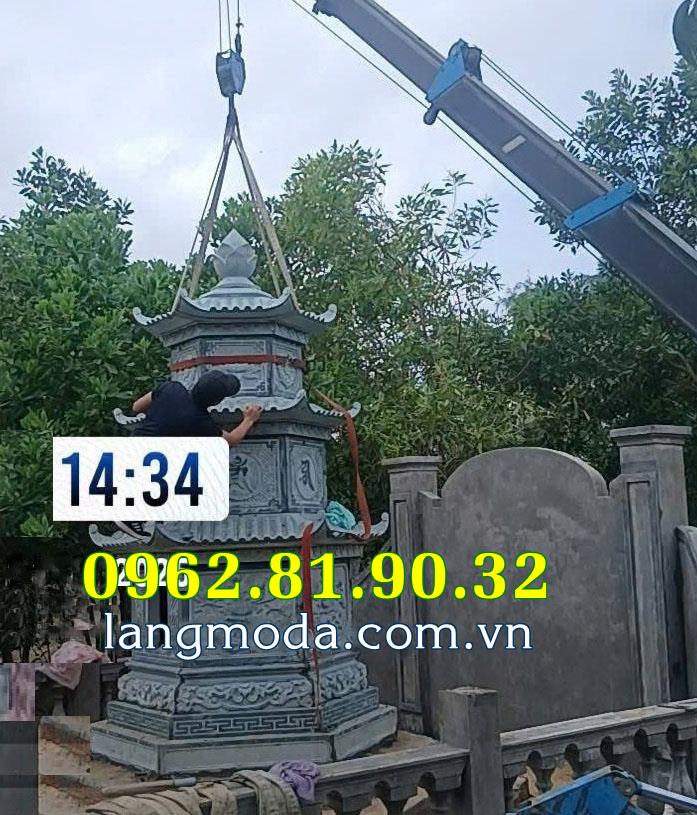 [QN92] Mộ tháp đá bán tại Quảng Nam - Mộ tháp đá để tro cốt tại Quảng Nam