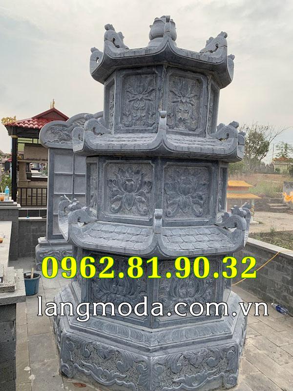 [ST83]Mộ tháp đá bán tại Sóc Trăng - Xây mộ tháp đá tại Sóc Trăng