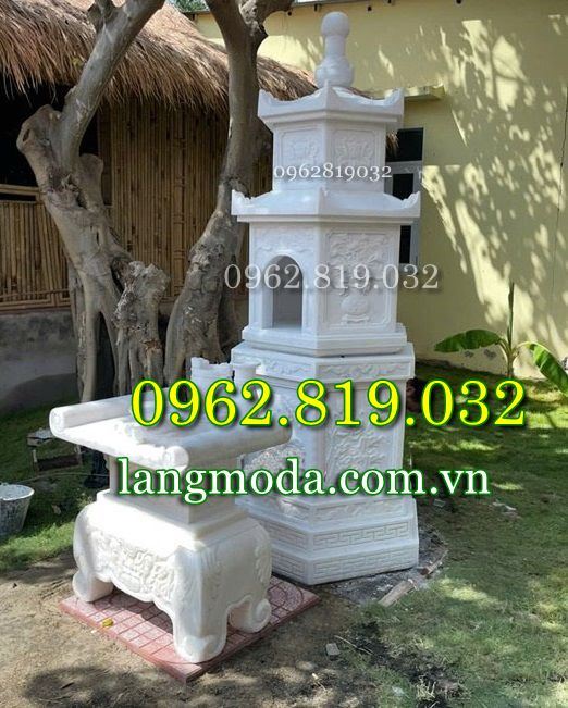 Mẫu bảo tháp đựng hũ cốt