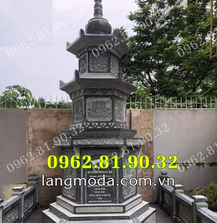 Mẫu bảo tháp thờ nhiều hũ tro cốt nhiều tầng